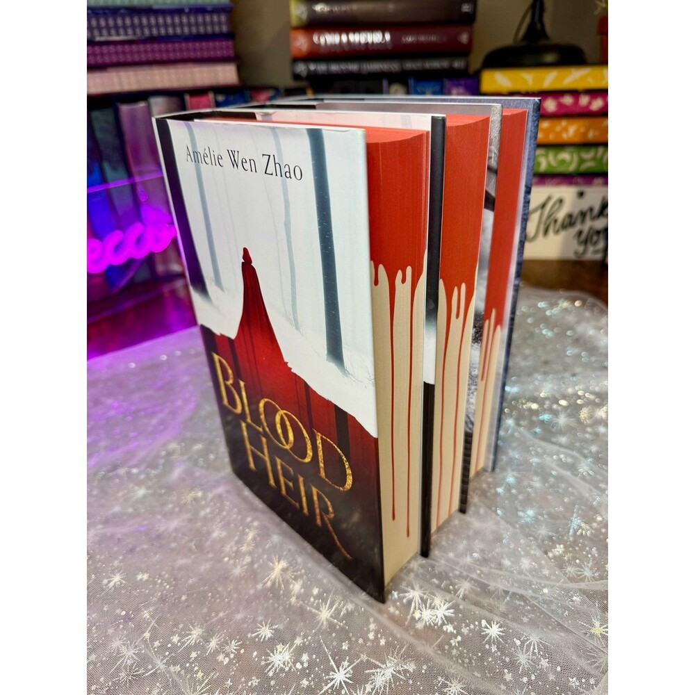 The Crimson Reign Trilogy Illumicrate exvlusive hand signed by Amelie Wan Zhao